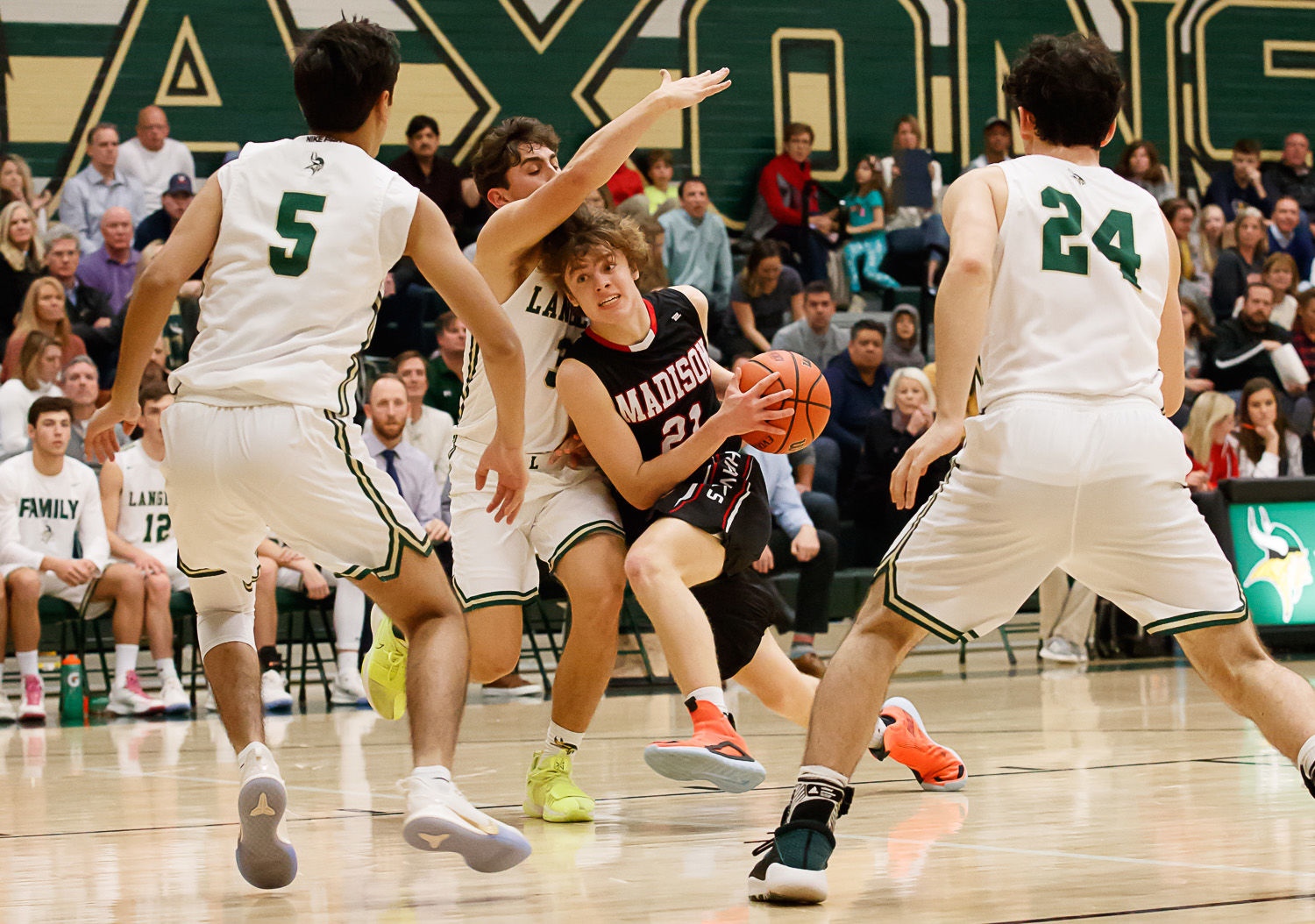 Langley vs. Madison boys basketball 6